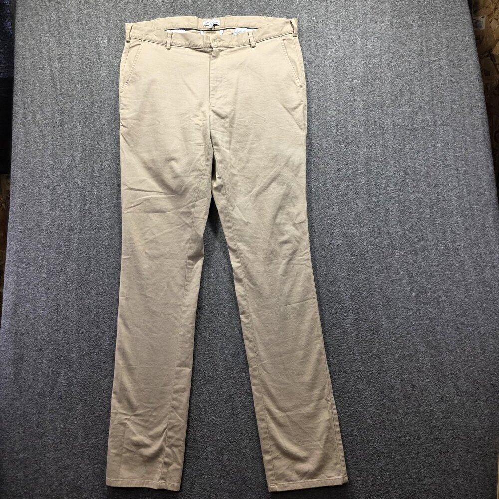 Peter Millar Pants Mens 36 Khaki Pima Cotton Stretch Chino Golf Casual